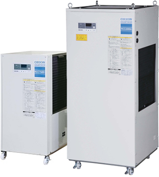 水溶性クーラント溫調裝置 DCインバータ クーラントチラー（空冷）